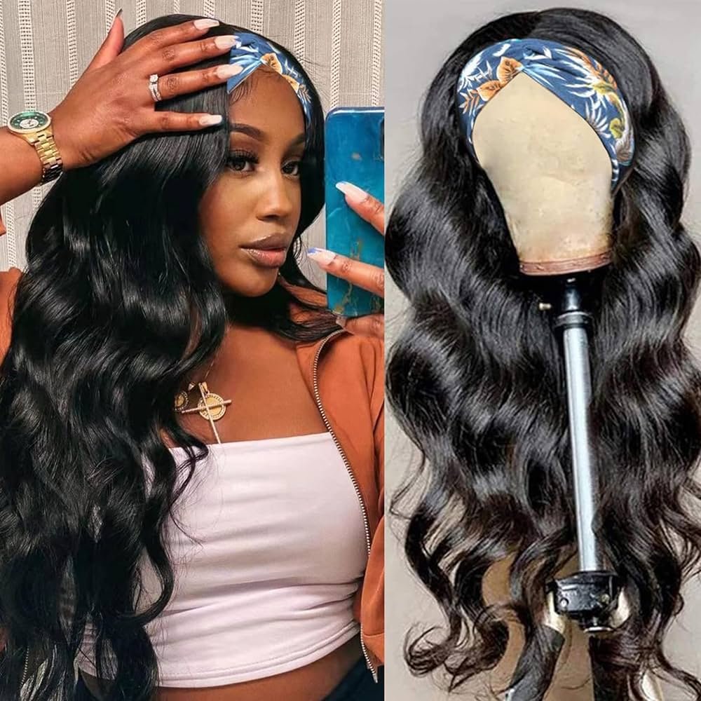 House of Extensions Body Wave Headband Wig