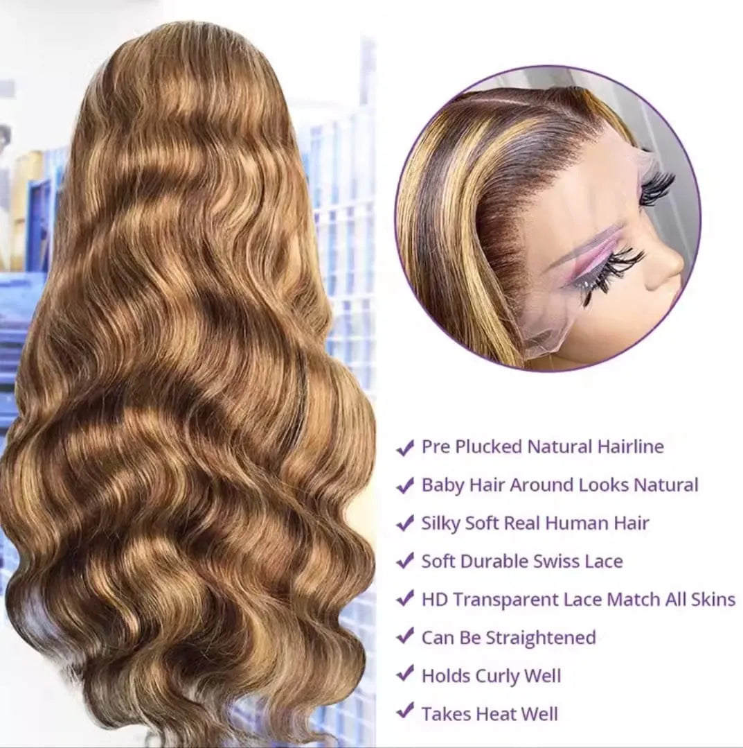 House of Extensions P4/27 Lace Wig