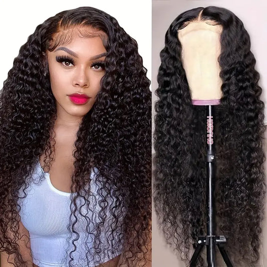 House of Extensions Deep Wave Lace Closure Wig