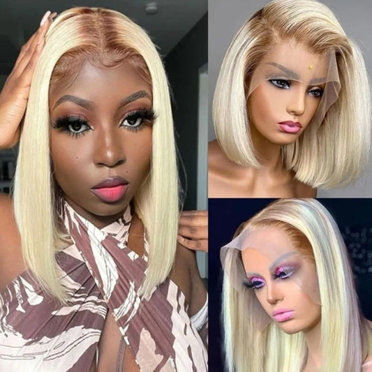 House of Extensions T4/613 Bob Lace Wig