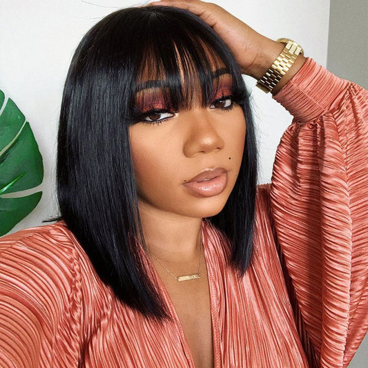 House of Extensions Bob Wig with Bangs