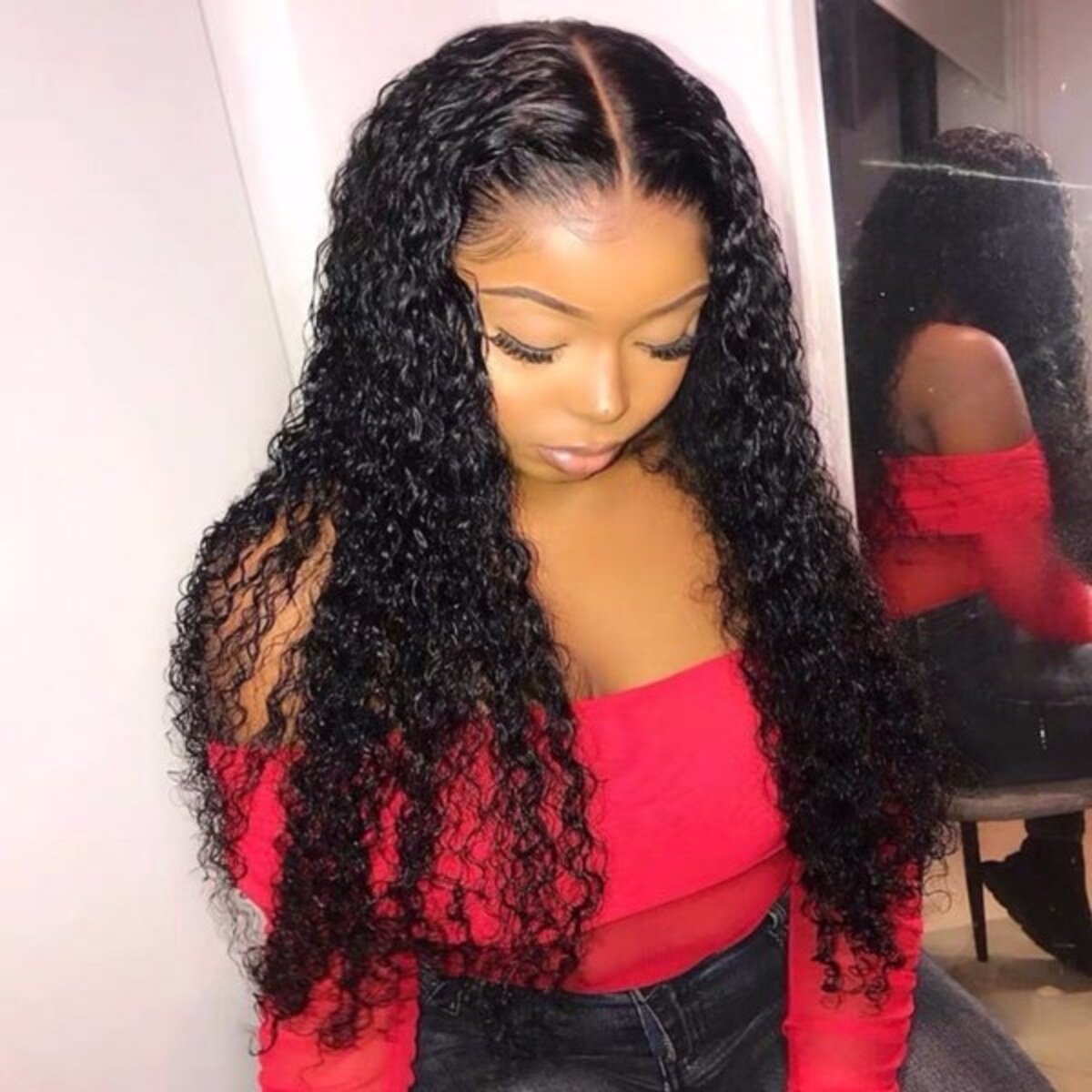 House of Extensions Water Wave Lace Closure Wig